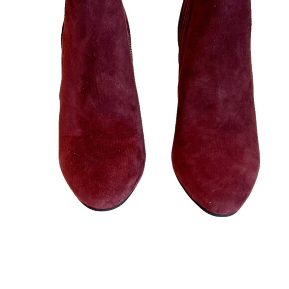 Vince Camuto Women's Enverna Bootie in Bordeaux Leather Heeled Size 8 NWOB - Picture 4 of 7